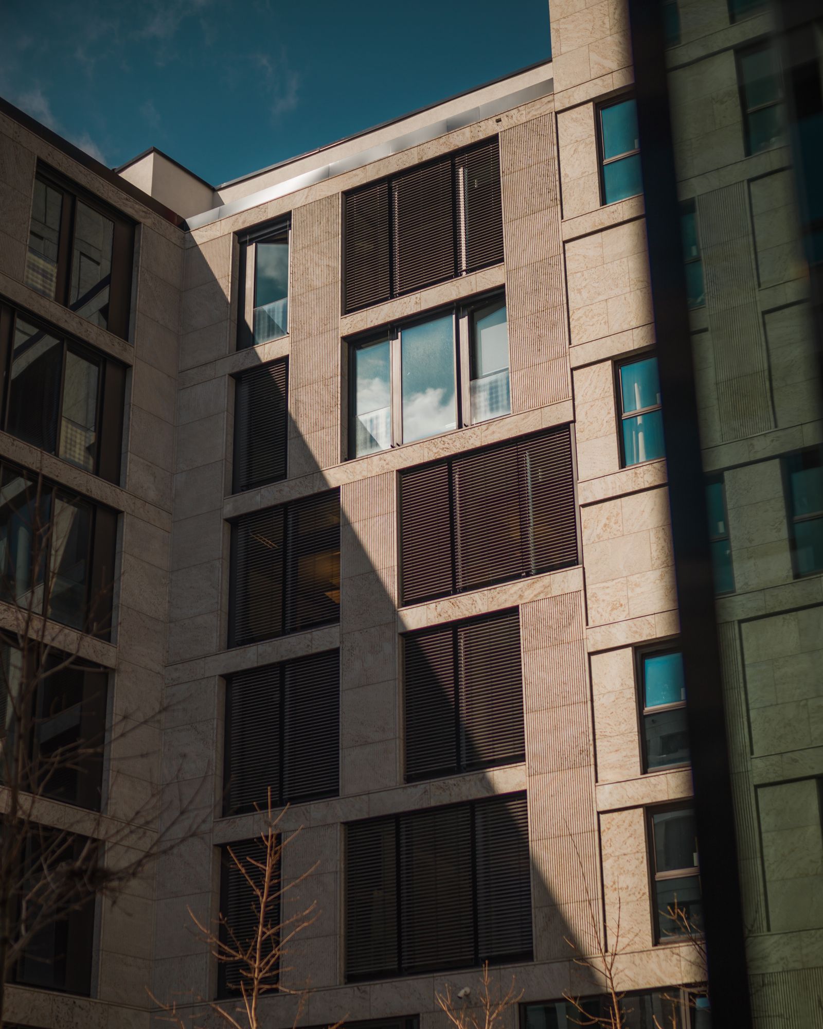 Moderne Architektur eines Gebäudes